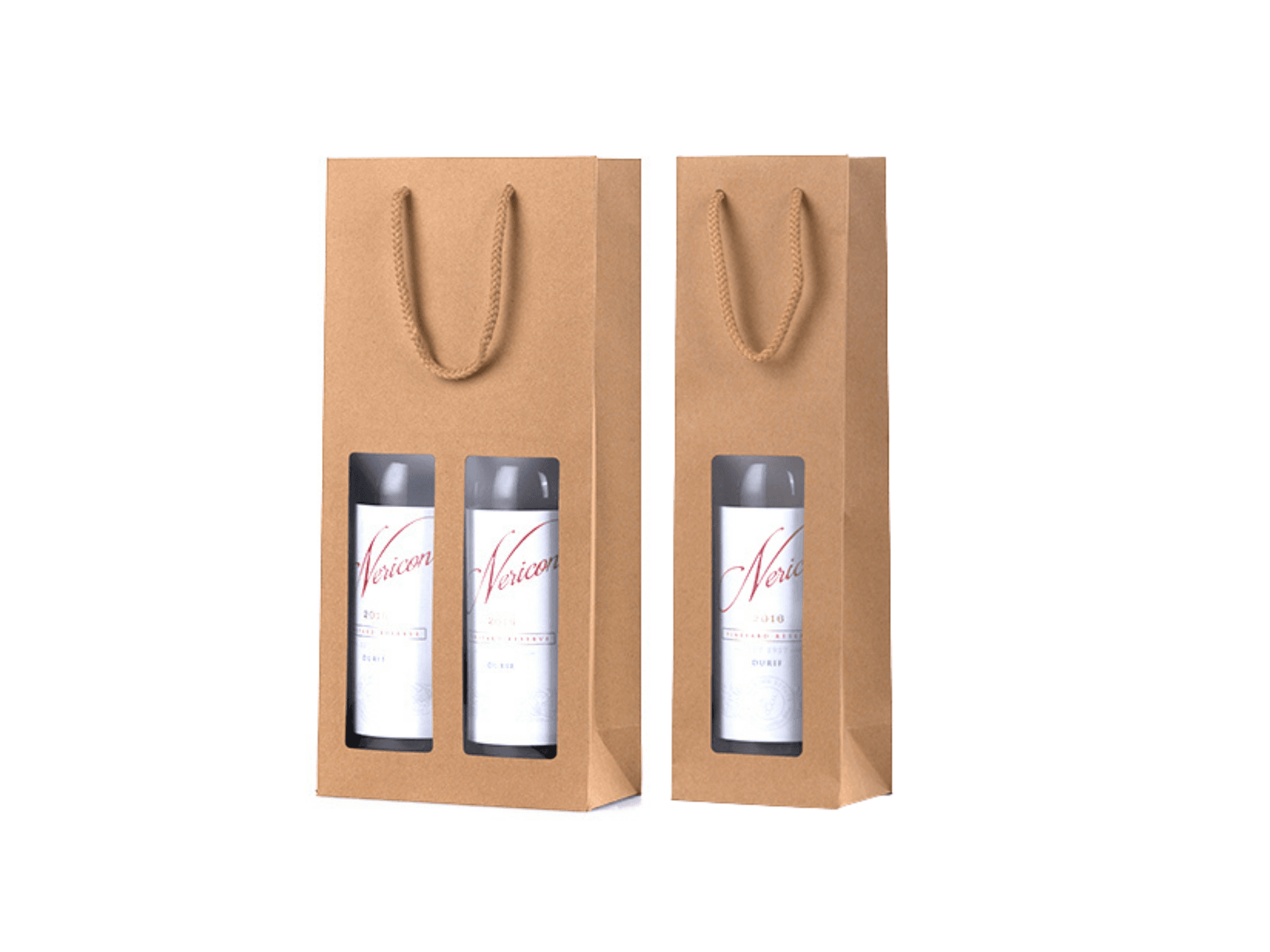 Window Paper Wine Bags