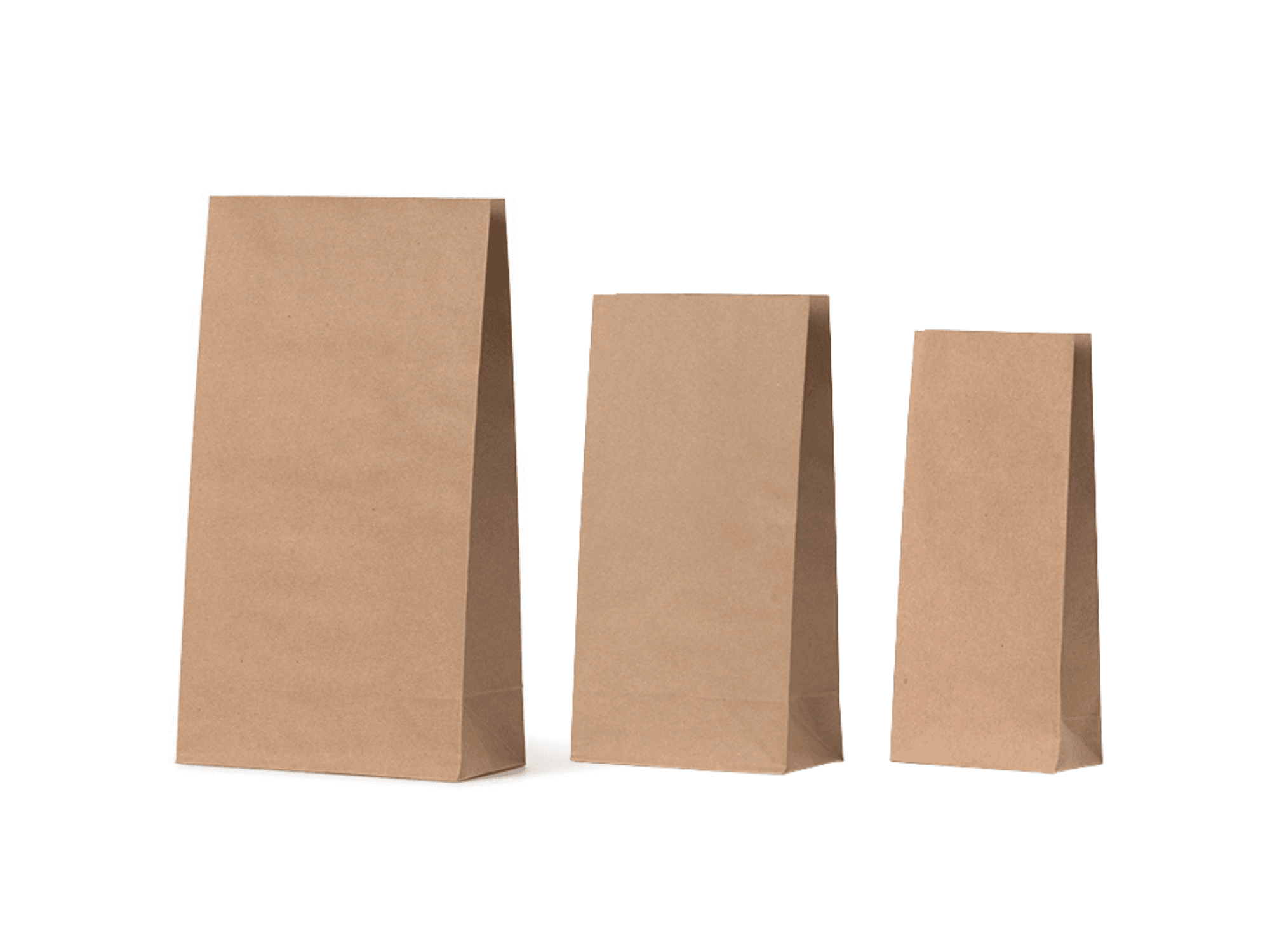 SOS flat bottom bags