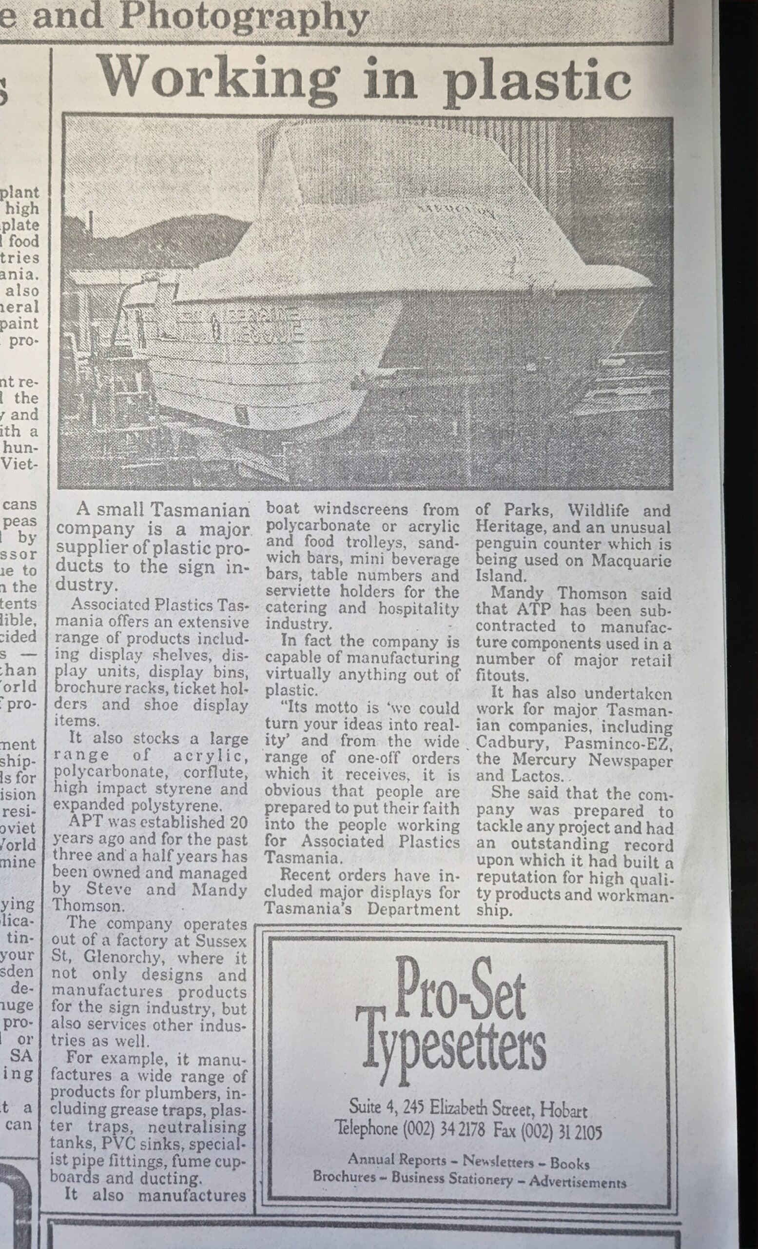 New Facilities - 1992